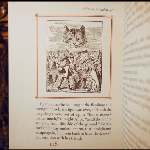 Leather Bound Alice's Adventures in Wonderland Book EXCELLENT CONDITION (1977) - Picture 6 of 12